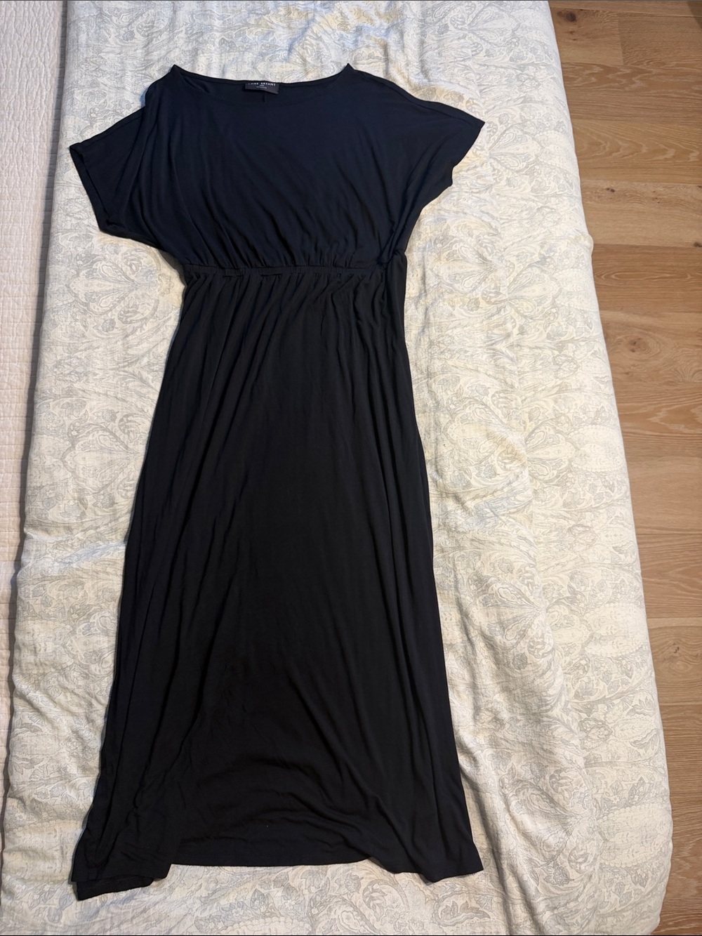 Lane Bryant Black Maxi Dress with Elastic Waist